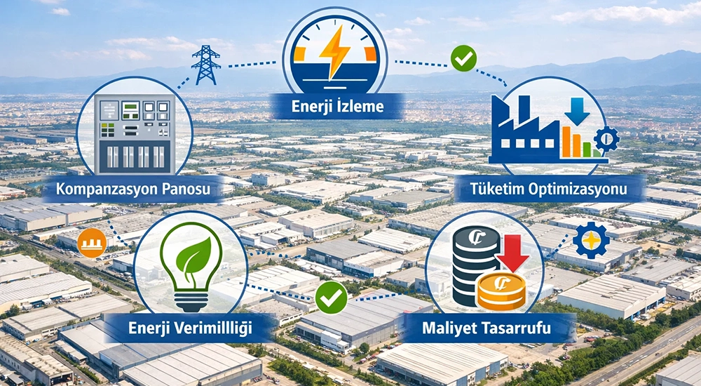Bursa’daki OSB’ler için Kompanzasyon Panosu Çözümleri
